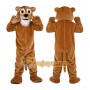 Yellow-Brown Lion Mascot Costume for Adult