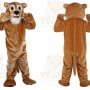 Yellow-Brown Lion Mascot Costume for Adult