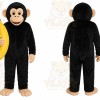 Black Chimpanzee And Banana Mascot Costume