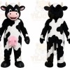 Black Cow Mascot Costume for Adult