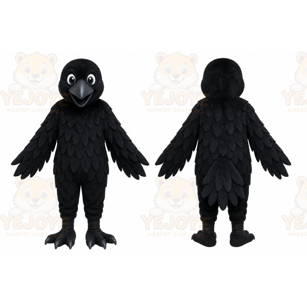 Black Crow Bird Mascot Costume