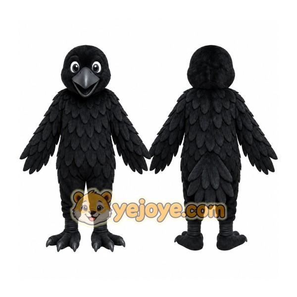 Black Crow Bird Mascot Costume