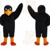Black Eagle Bird Mascot Costume