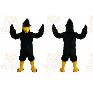 Black Eagle Cartoon Mascot Costume