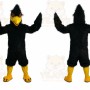 Black Eagle Cartoon Mascot Costume
