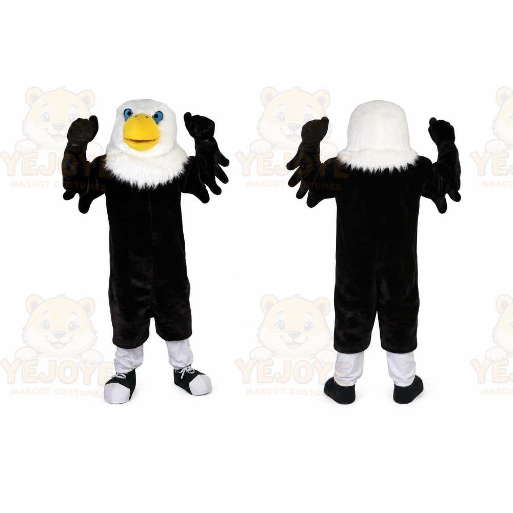 Black Eagle Mascot Costume for Adult
