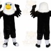 Black Eagle Mascot Costume for Adult