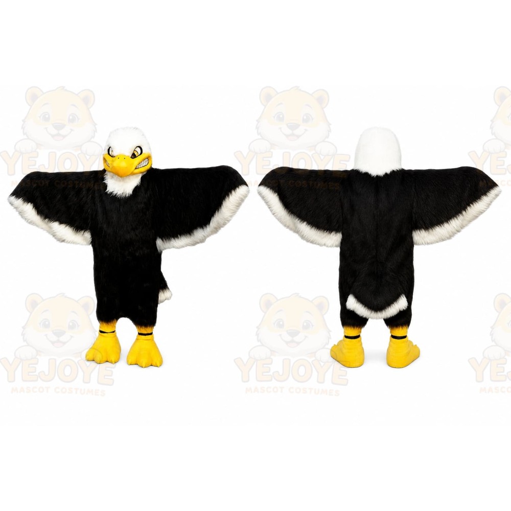 Black Eagle Mascot Costume