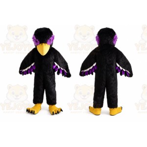 Black Eagle Mascot Hawk _ Falcon Mascot Costume