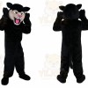 Black Felis Silvestris Cat Mascot Costume for Adult