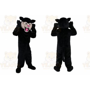 Black Felis Silvestris Cat Mascot Costume for Adult
