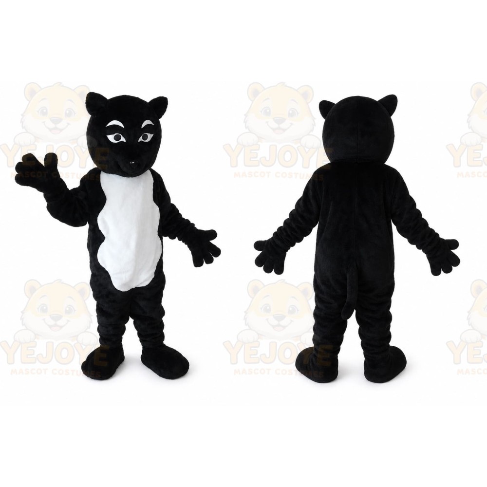 Black Fox Mascot Costume