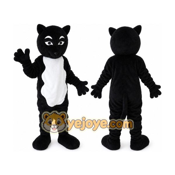 Black Fox Mascot Costume