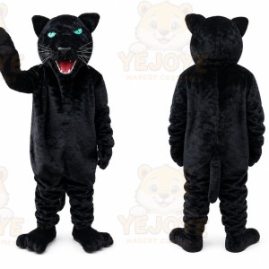 Black Jaguar Mascot Costume