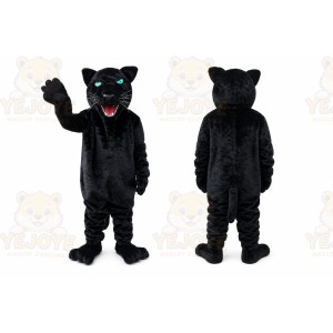 Black Jaguar Mascot Costume