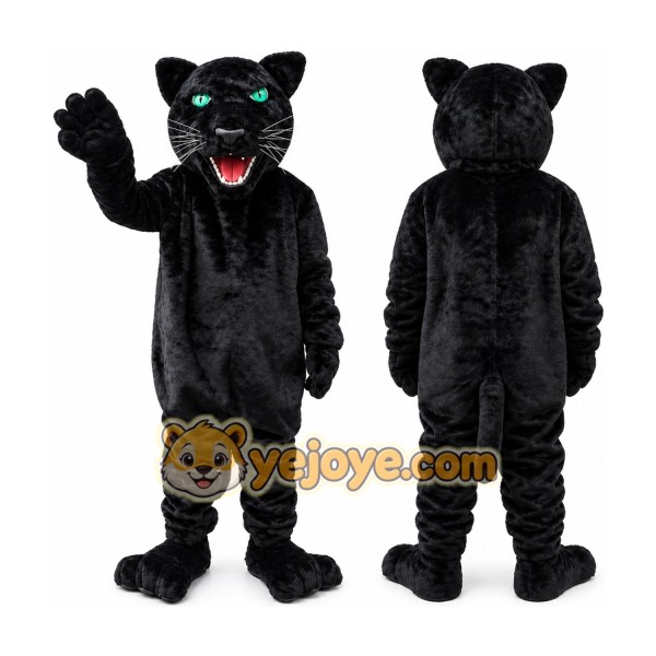 Black Jaguar Mascot Costume