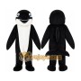 Black Killer Whale Mascot Costume Adult Cartoon Character