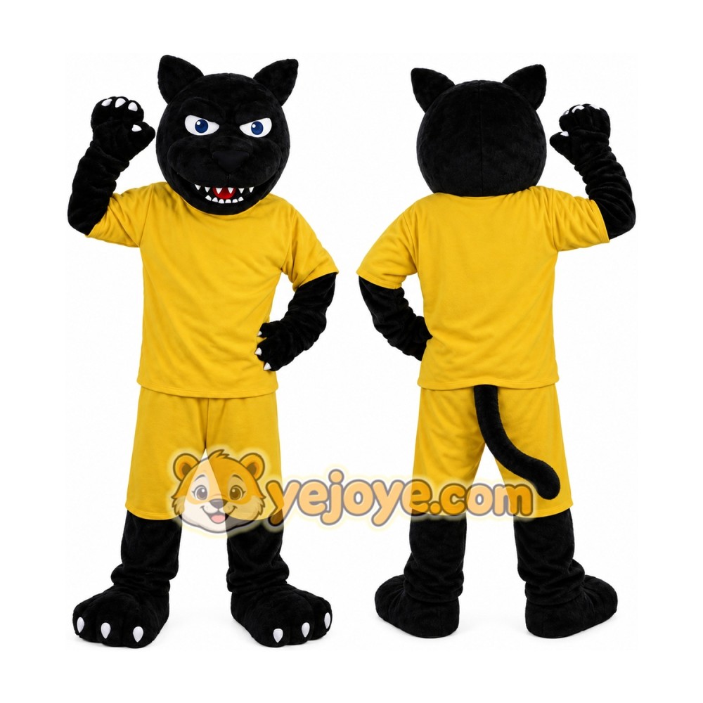 Black Leopard _ Panther Mascot Costume for Adult Black Leopard _ Panther Mascot Costume for Adult