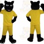 Black Leopard _ Panther Mascot Costume for Adult