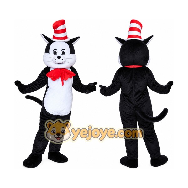 Black Magic Cat Mascot Costume