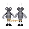Black Mosquito Mascot Costume Black Mosquito Mascot Costume