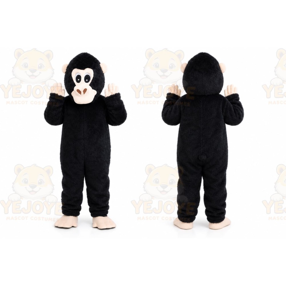 Black Orangutans Mascot Costume