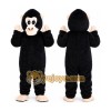 Black Orangutans Mascot Costume Black Orangutans Mascot Costume