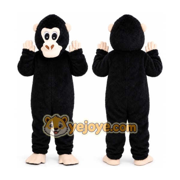 Black Orangutans Mascot Costume