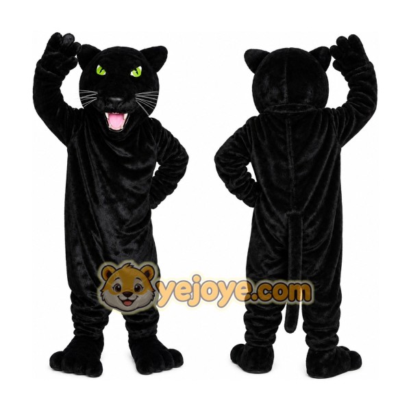 Black Panther Leopard Jaguar Cougar Mascot Costume