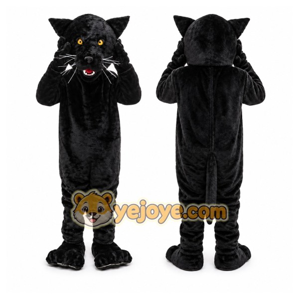 Black Panther Leopard Mascot Costume