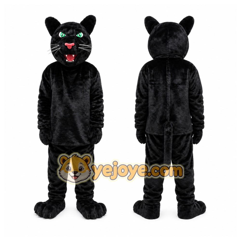 Black Panther Mascot Costume Black Panther Mascot Costume
