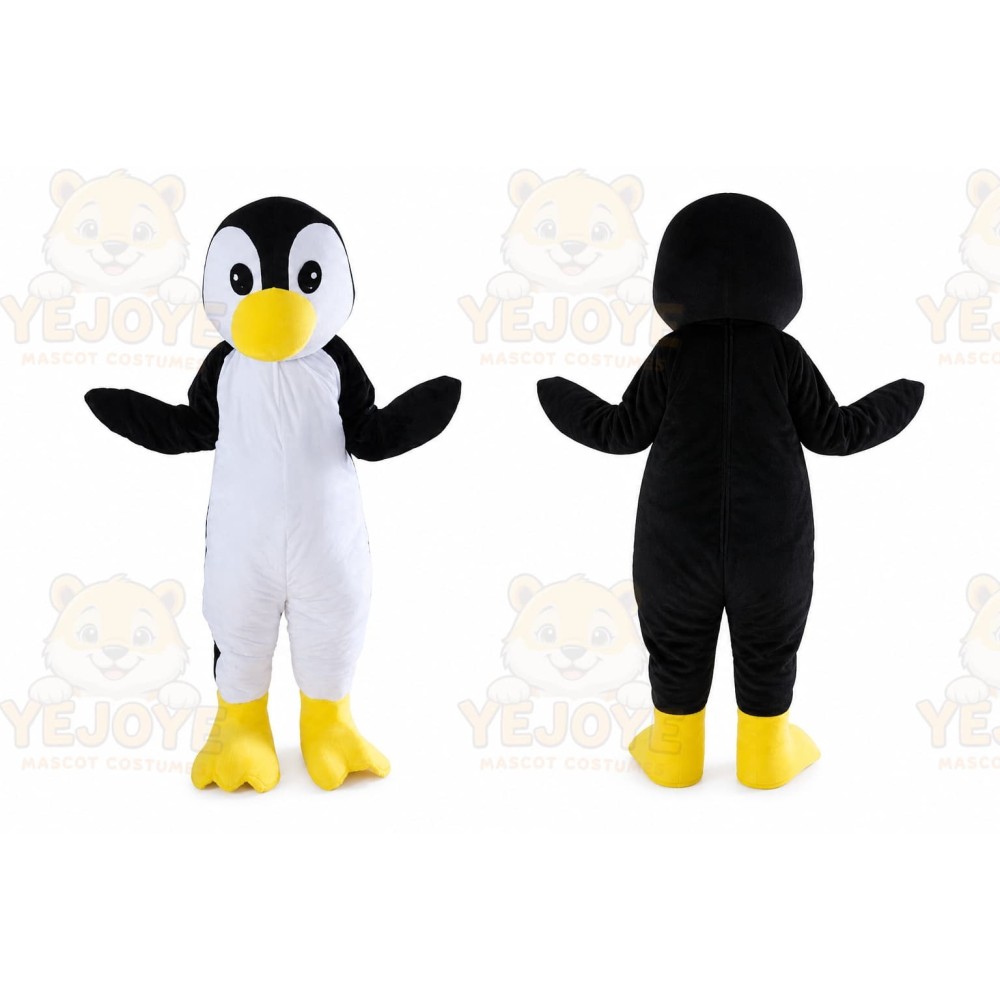 Black Penguin Mascot Costume
