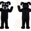 Black Scottish Dog Mascot Costume Cartoon Character