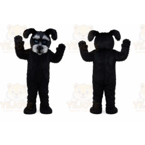 Black Scottish Dog Mascot Costume Cartoon Character
