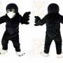 Black Short-Haired Eagle Mascot Costume for Adult
