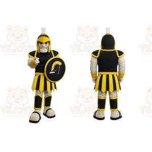 Black Trojan Mascot Costume Spartan Knight Warrior Costume