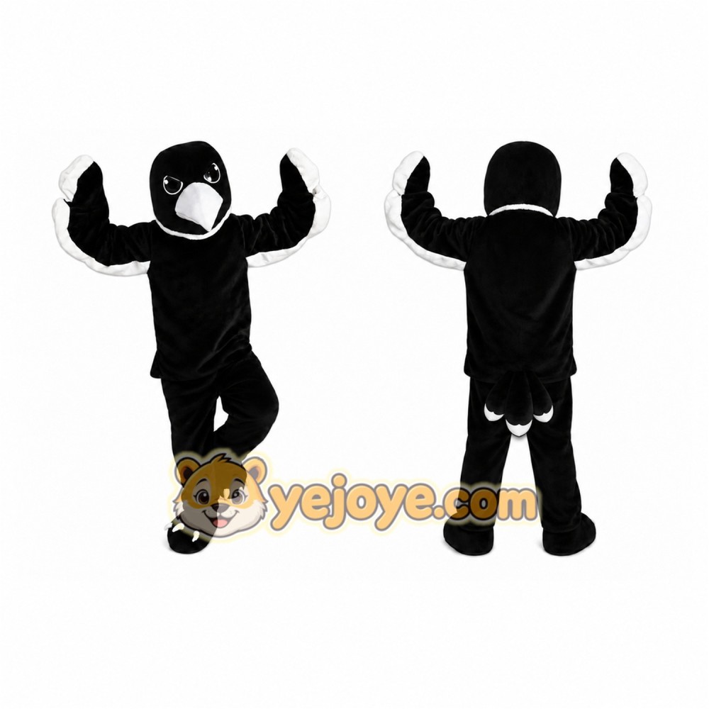 Black White Eagle Mascot Costume for Adult Black White Eagle Mascot Costume for Adult