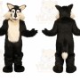Black Wolf Mascot Costume