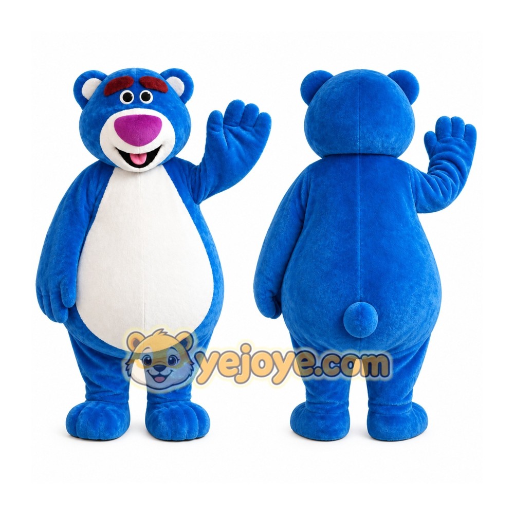 Blue Bear Mascot Costume Blue Bear Mascot Costume