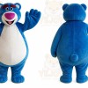 Blue Bear Mascot Costume