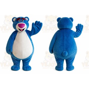 Blue Bear Mascot Costume