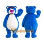 Blue Bear Mascot Costume