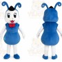 Blue Bee Mascot Costume