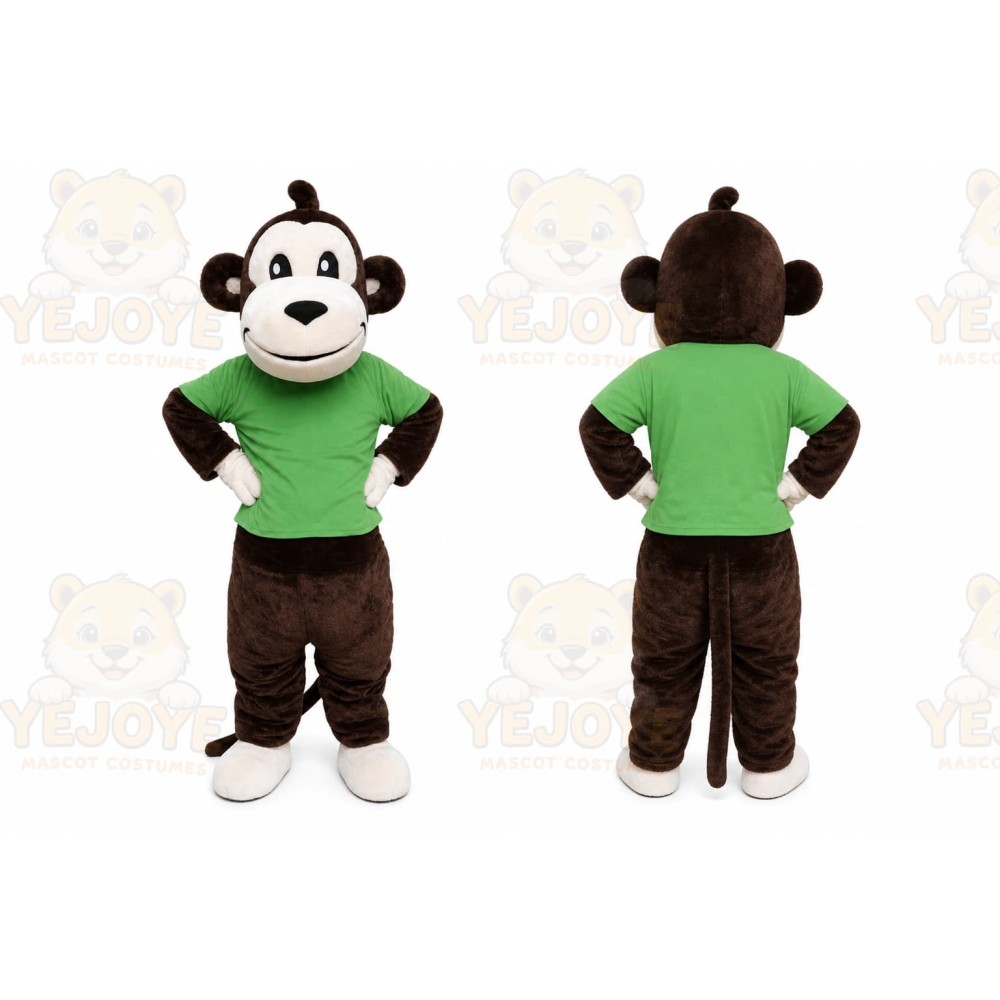 Blue Big Mouth Monkey Mascot Costume