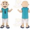 Blue Boy Mascot Costume Cartoon Character Cosplay