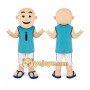 Blue Boy Mascot Costume Cartoon Character Cosplay