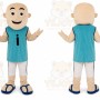 Blue Boy Mascot Costume Cartoon Character Cosplay