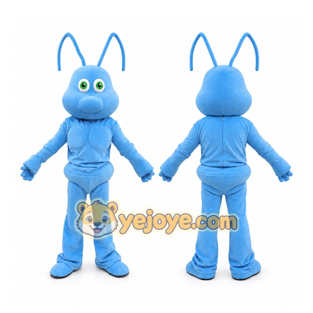Blue Cartoon Ants Animal Mascot Costume