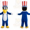 Blue Crow Mascot Costumes Mr Crow Cartoon