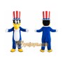 Blue Crow Mascot Costumes Mr Crow Cartoon